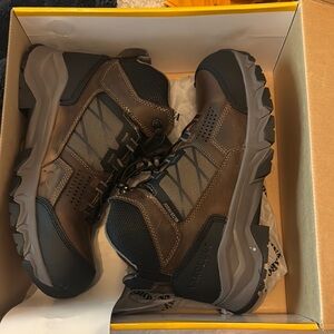 Caterpillar Brown and Black Rugged Work Boots